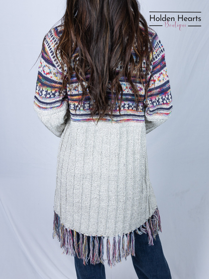 Desert Dreams Cardigan in Oatmeal