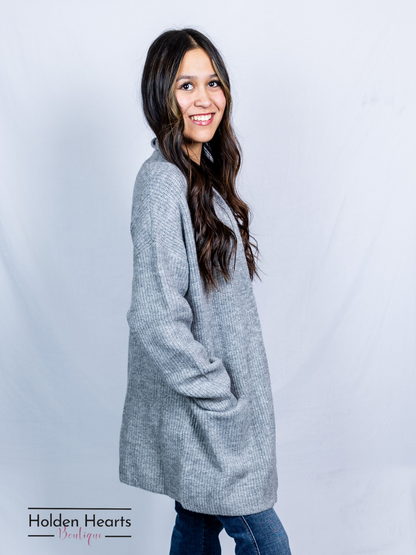 Grey Gentle Hug Cardigan