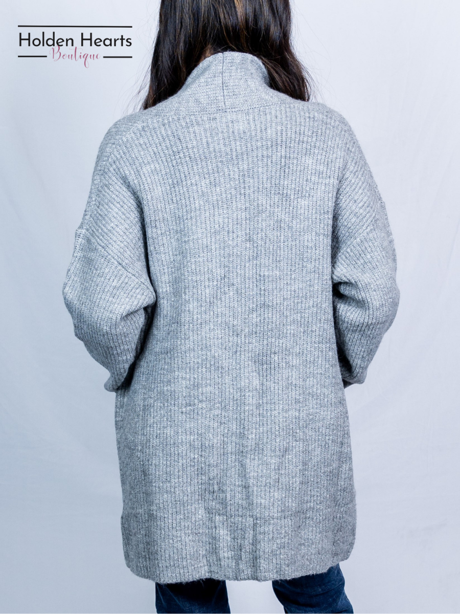 Grey Gentle Hug Cardigan