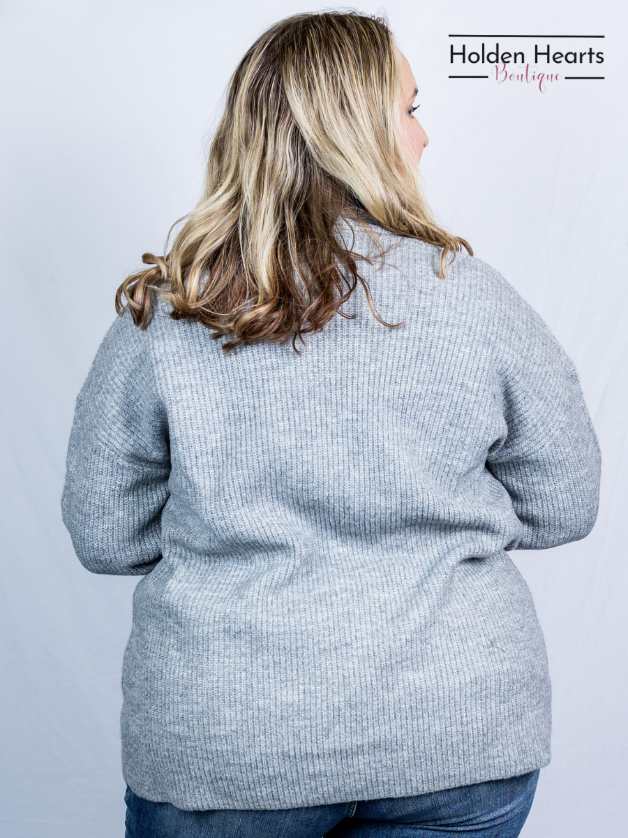 Grey Gentle Hug Cardigan