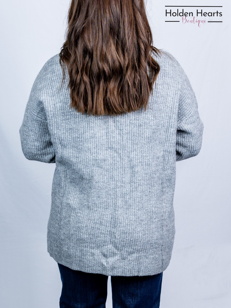 Grey Gentle Hug Cardigan