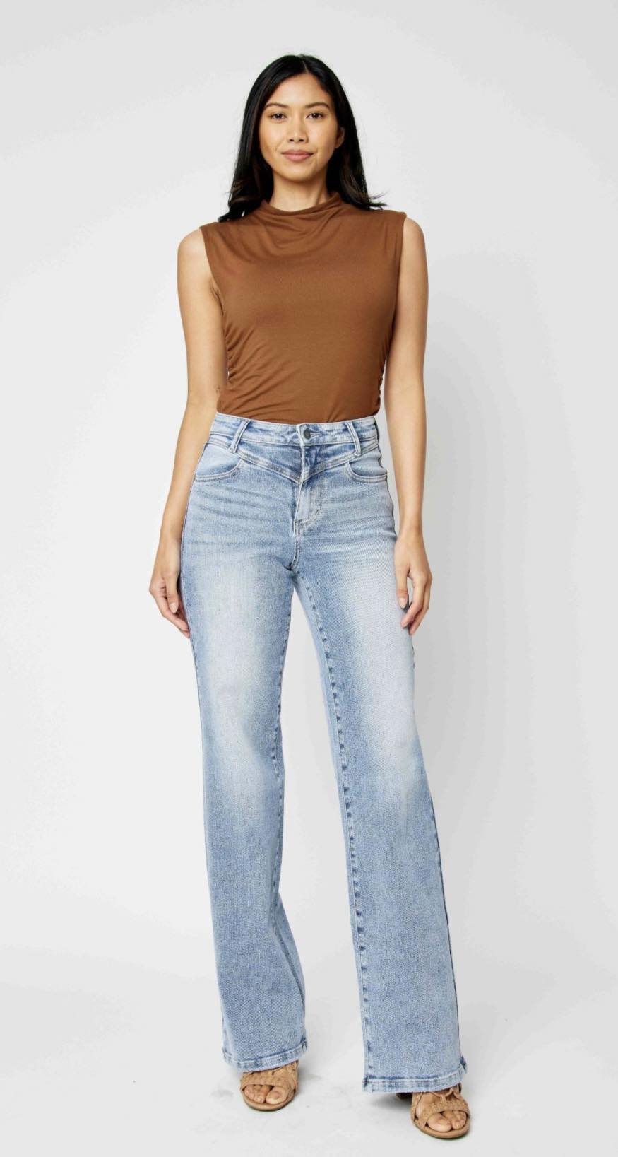 Straight & Narrow Retro Straight Leg Jeans