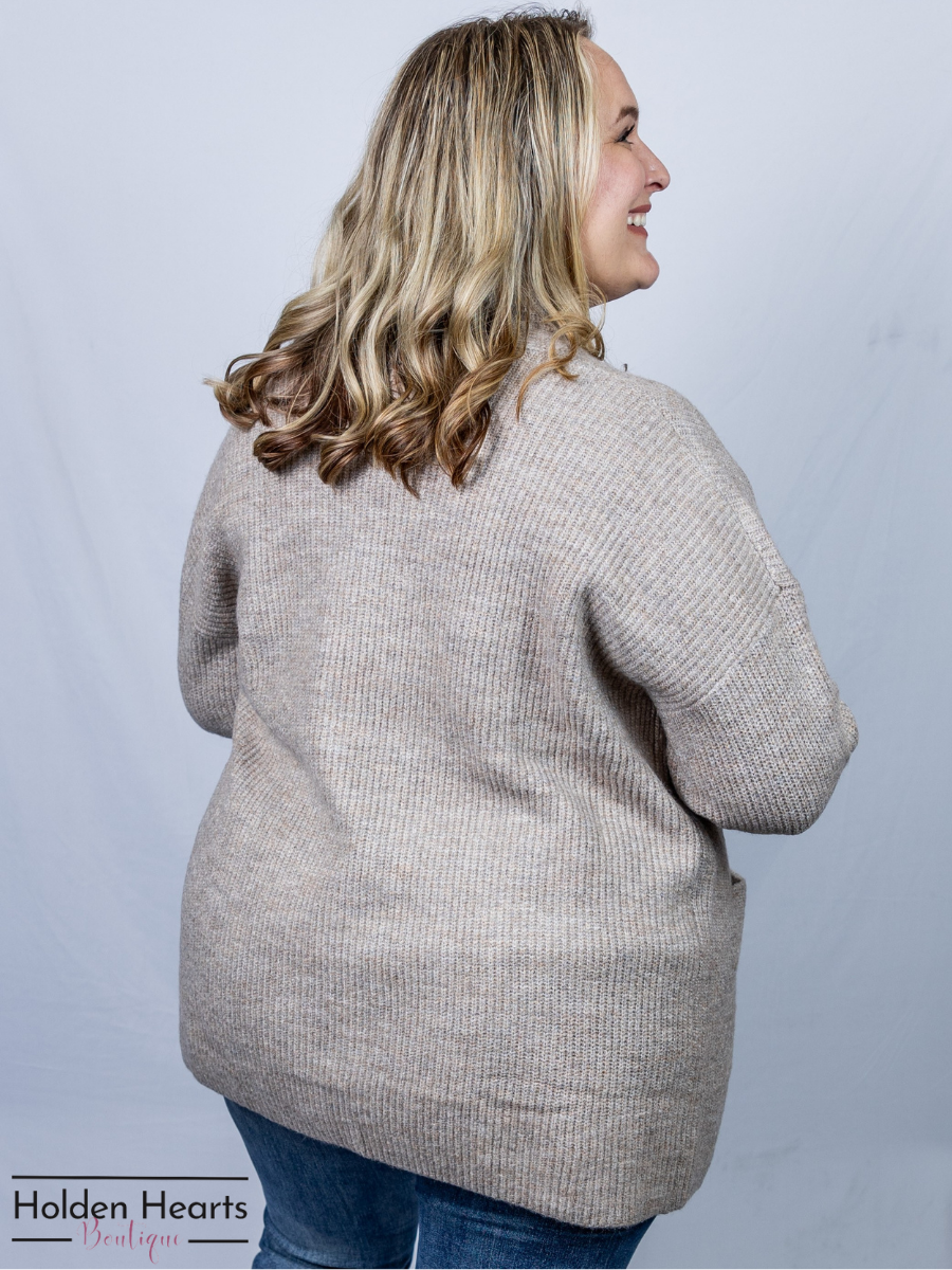 Oatmeal Gentle Hug Cardigan