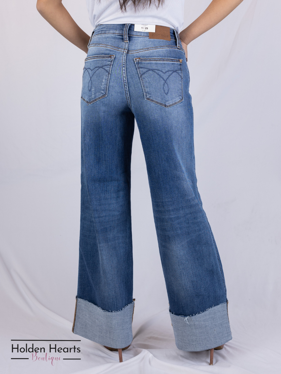 City Chic Wide Leg Jeans