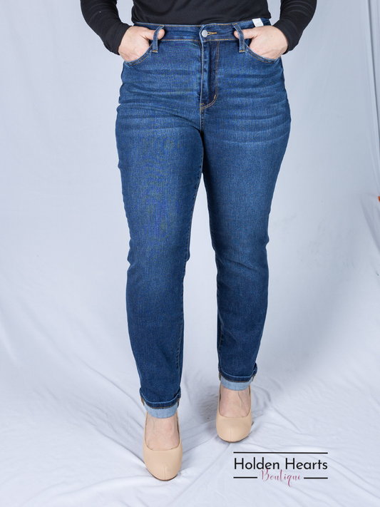 Can't Go Wrong Boyfriend Fit Judy Blue Jeans