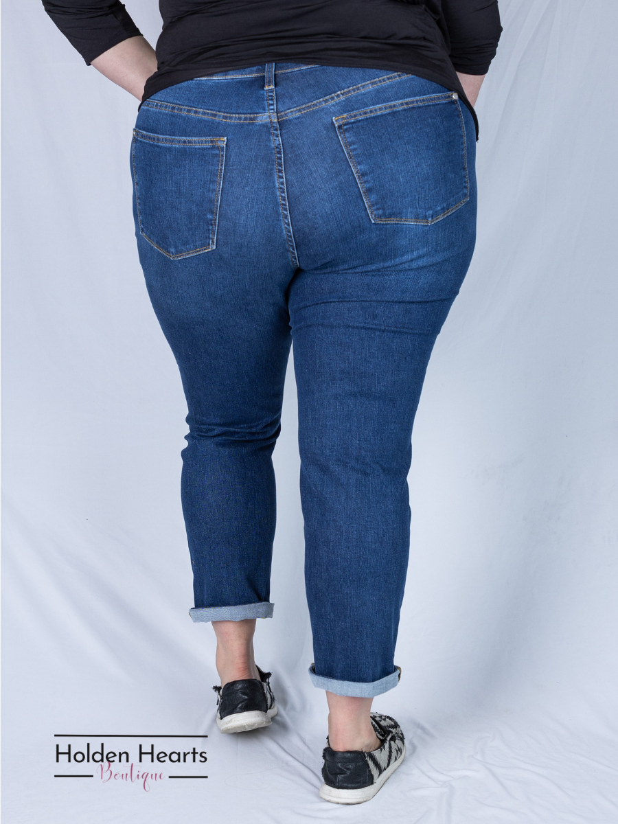 Can't Go Wrong Boyfriend Fit Judy Blue Jeans