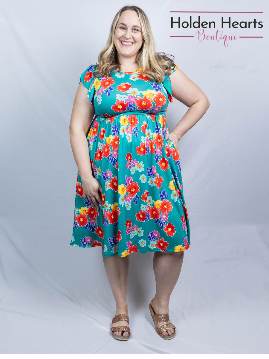 Flirty Floral Fantasy Dress