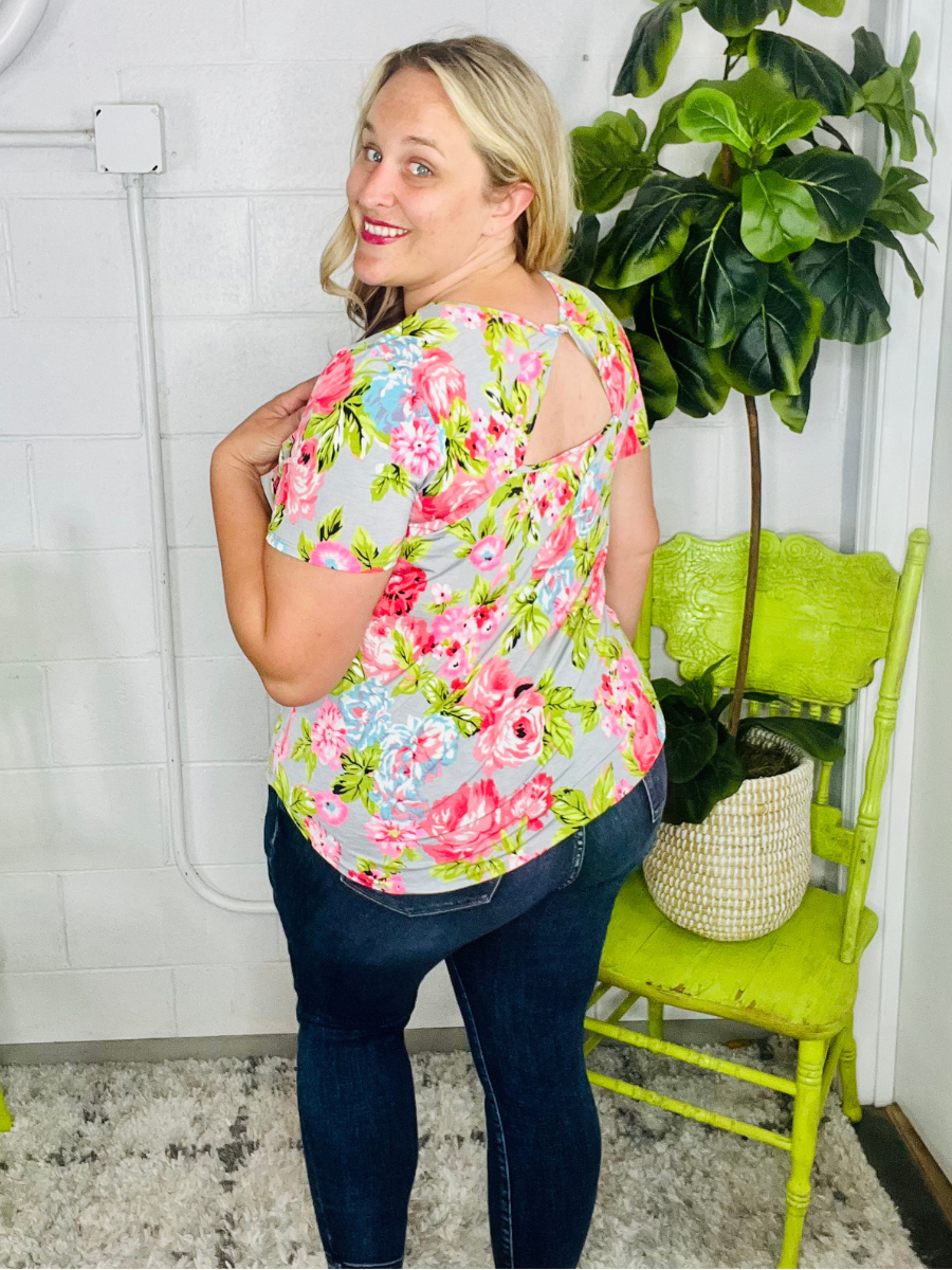 Peek-A-Bloom Blouse