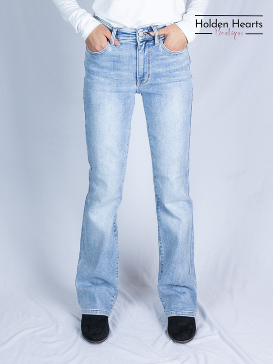 Warm and Cozy Thermal Bootcut Jeans