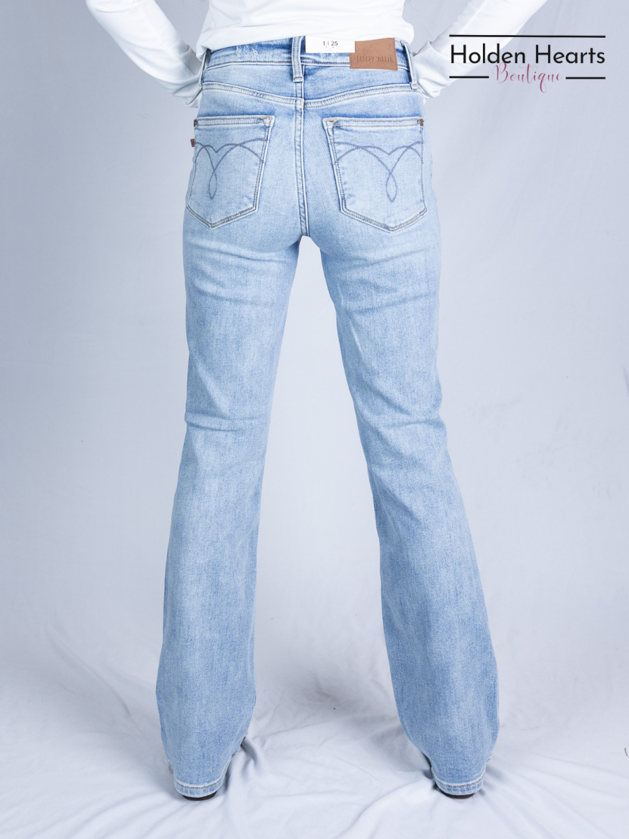 Warm and Cozy Thermal Bootcut Jeans