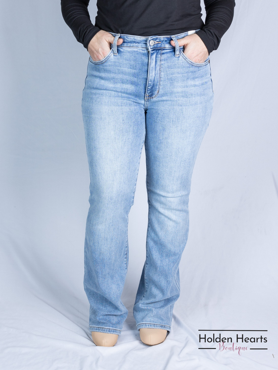 Warm and Cozy Thermal Bootcut Jeans