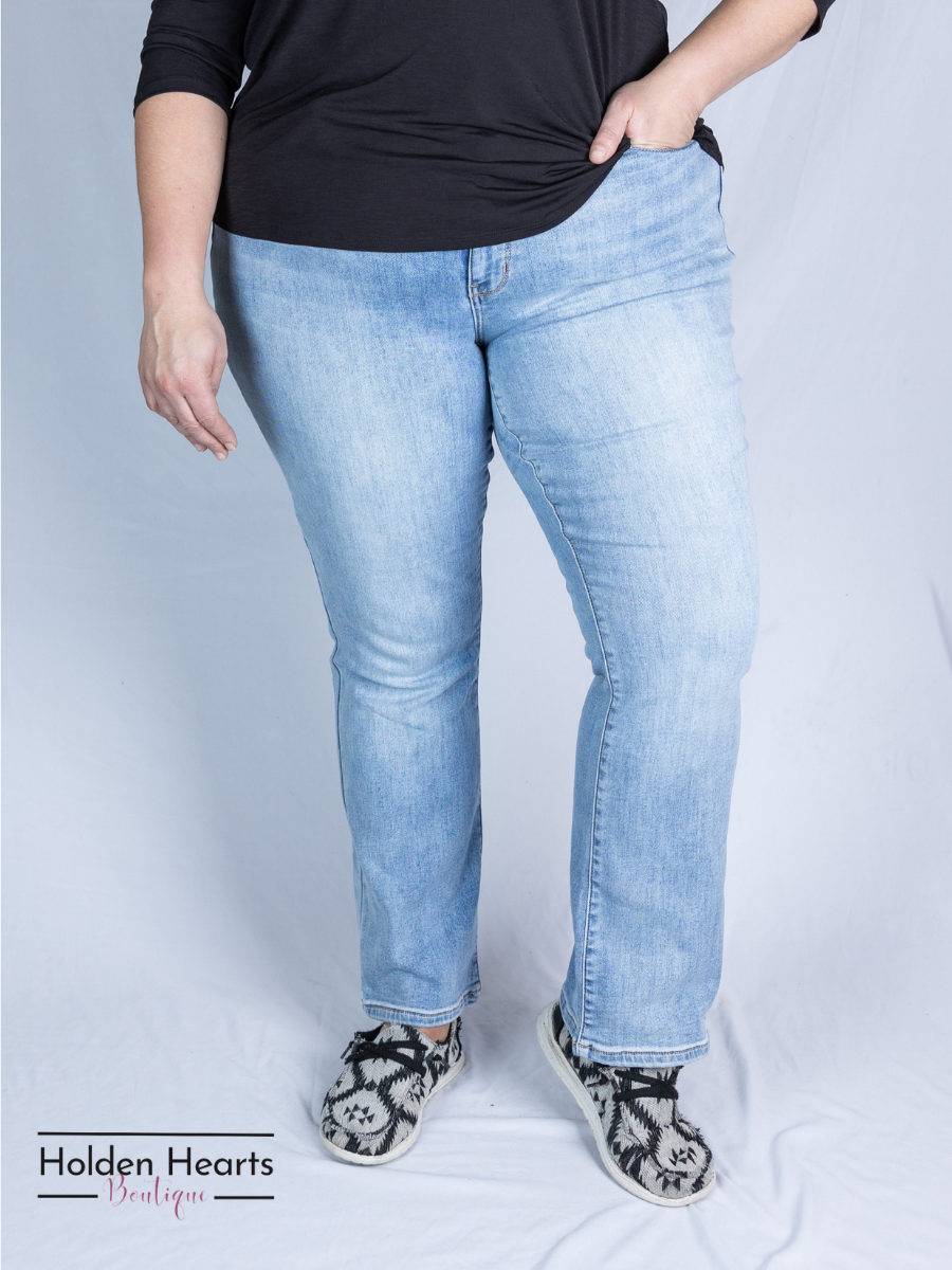 Warm and Cozy Thermal Bootcut Jeans