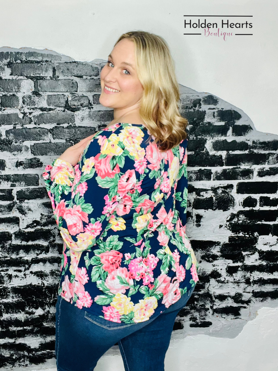 Flaunt It Floral Blouse