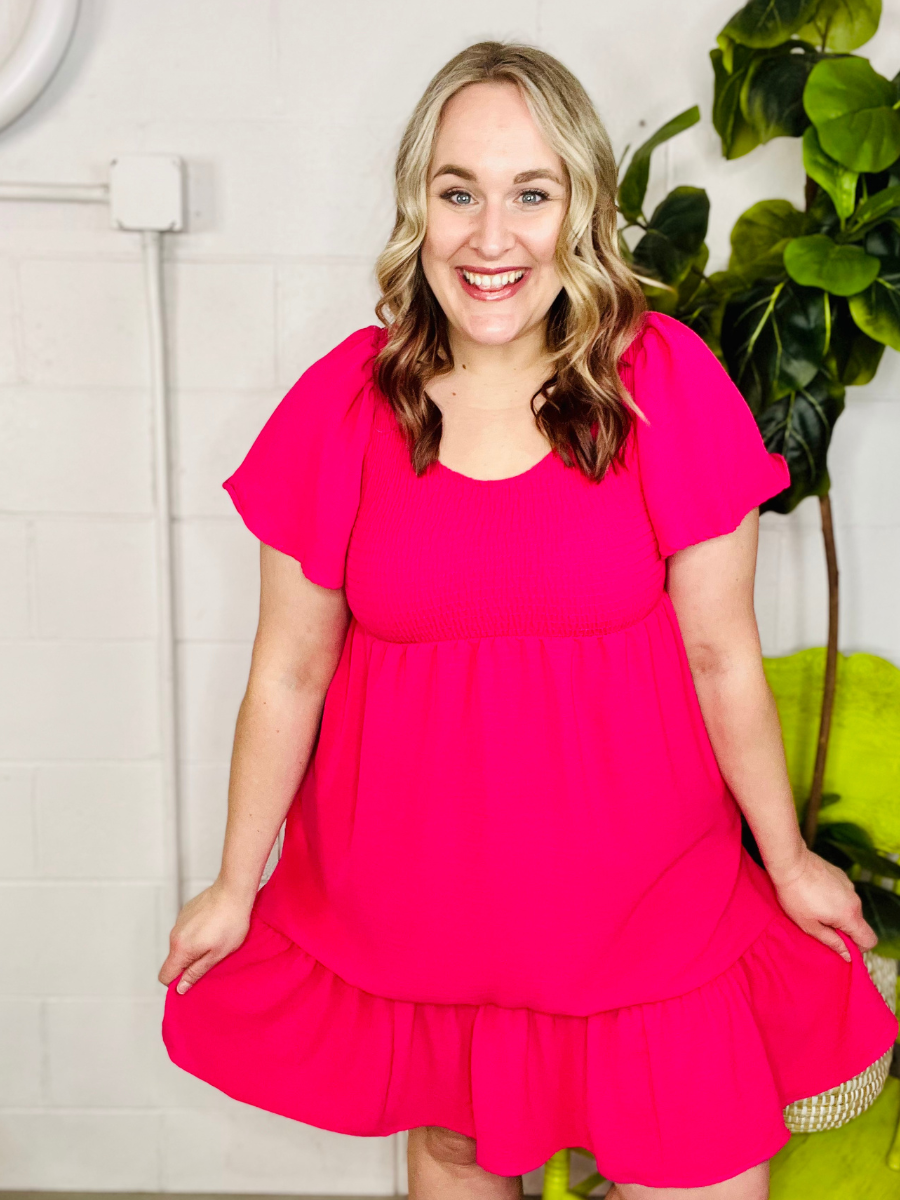 Pink Twirling with Joy Dress