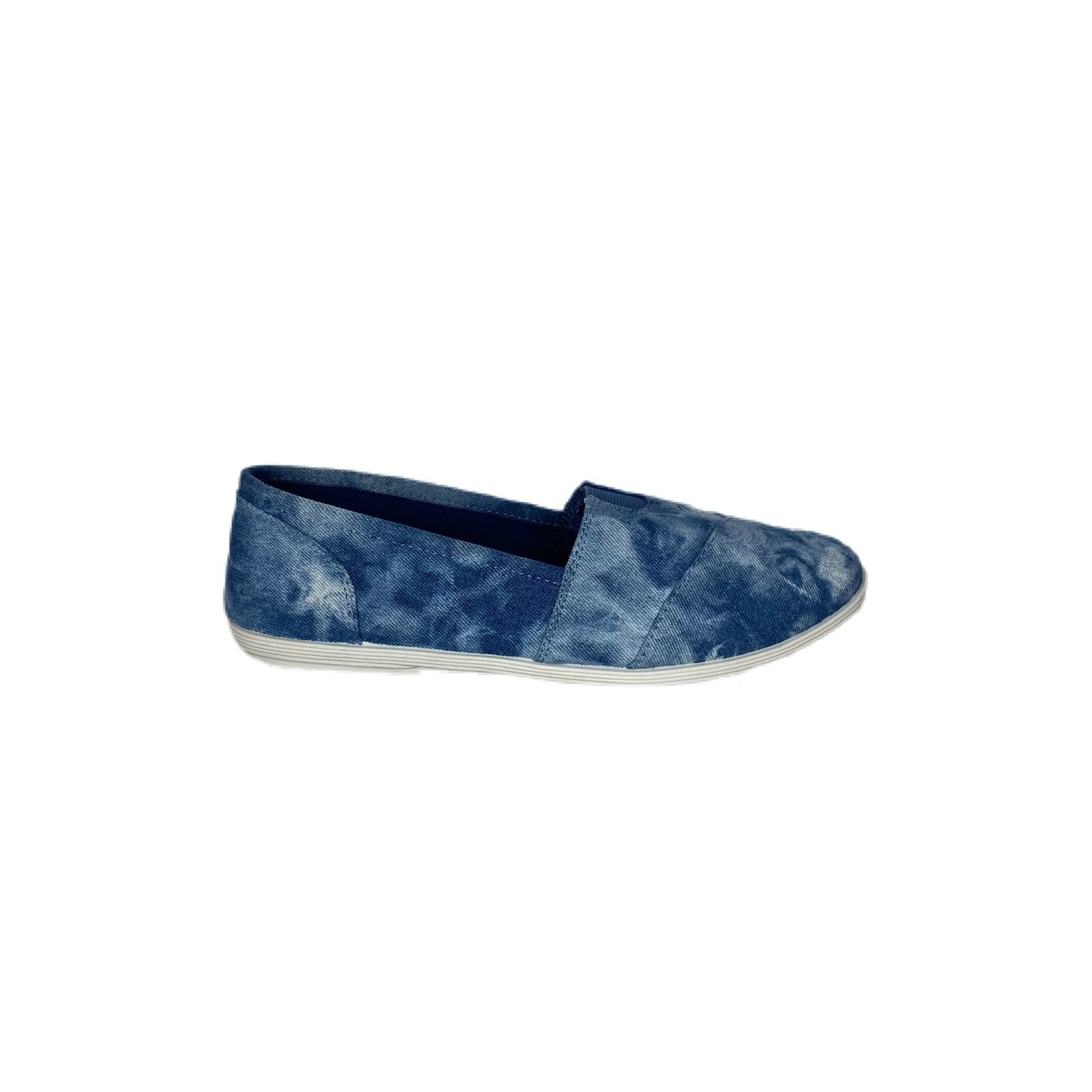 Wide Open Spaces Blue Tie-Dye Slip Ons